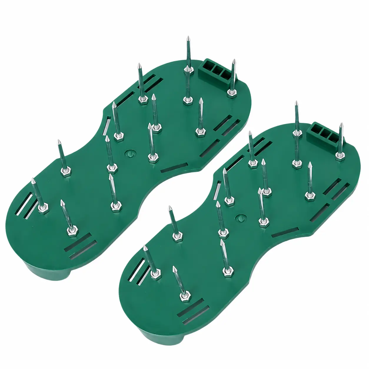 Strap-On Spiked Shoes, 1 Size Anti-Slip Footwear with PP/ABS Soles and Durable Steel Nails for Epoxy Construction & Lawn Aeration