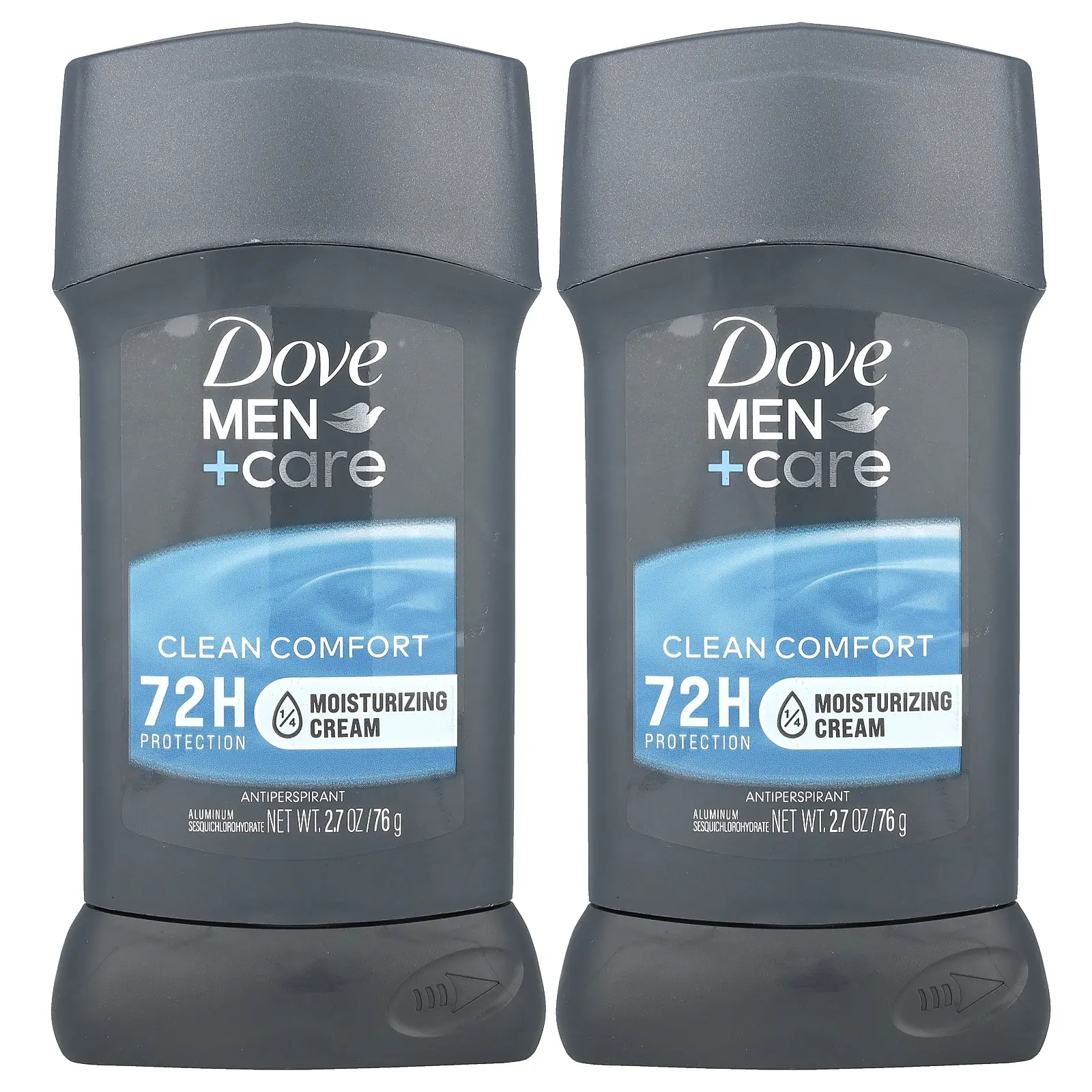 Dove Men+Care, Antiperspirant Deodorant, Clean Comfort , 2 Pack, 2.7 oz (76 g) Each Dove Men+Care, Antiperspirant Deodorant, Clean Comfort , 2 Pack, 2.7 oz (76 g) Each
