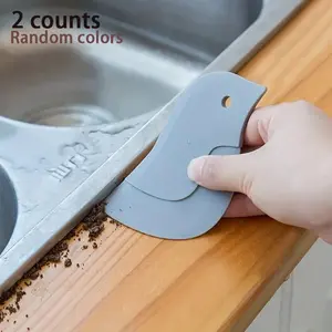 Random Color Penguin Shaped Cleaning Scraper, 2 Counts Household Grease Board Scraper, Baking Kitchen Gadget for Home Baking House