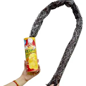 Rubber Duck Assortment - The Potato Chip Snake Can Jump Spring Toy Gift April Fool Day Halloween Party Decoration Jokes in A Gag Prank Large Size 21.5cm x 7.5cm Surprise Snake in a Can Prank Toy