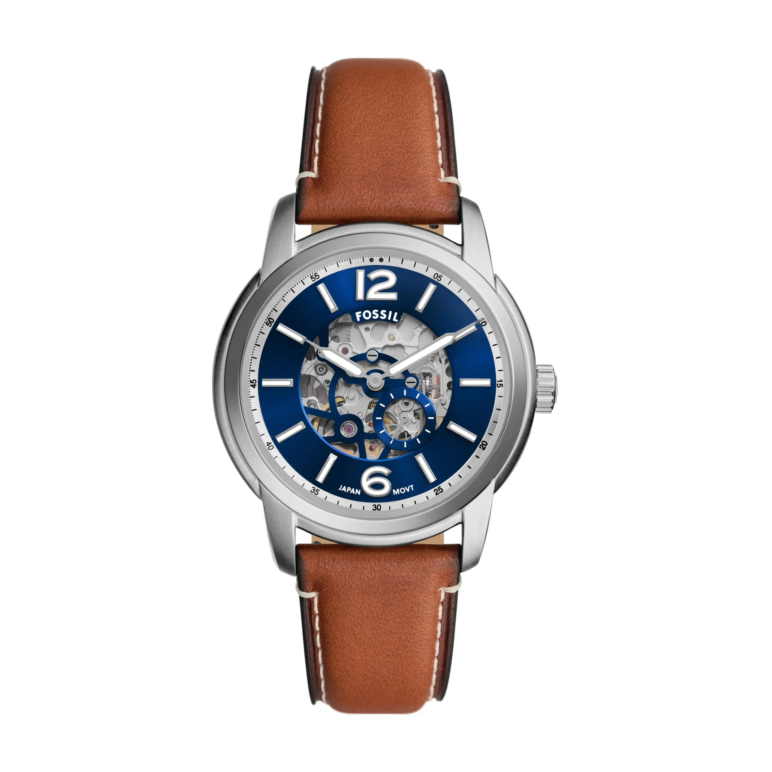 Fossil Men's Fossil Heritage 43mm Automatic, Stainless Steel Watch