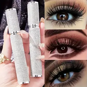 Lengthening Black Mascara Enhances Eyelash Length Natural Long Lasting Makeup Waterproof Smudge Proof No Clumping Easy Application Dramatic Volume Cosmetic