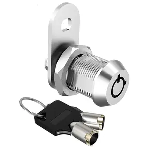 1 Pack Cabinet Locks With Keys  5/8" Tubular Cam Keyed Alike Rv Lock For Storage Door Cabinets Drawer Mail Box Tool Zinc Alloy