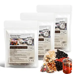 Kidney Tea Formula, Ginseng Six Treasures Tea Organic Kidney Cleanse Tea, Traditional Kidney Cleansing Tea for Men & Women