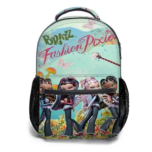 Bratz-Rock-Angelz-Backpacks for Girls, Cute School Backpack for Girls Boys, Aesthetic Bookbag for Teens, Lightweight Classic Backpack for Travel, Work, Picnic A-27