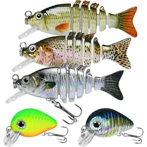 Easy Catch Swimmax with BKK Hooks, Magic Noisy Wiggling and Vibrating Actions for  Bites, Lifelike Fishing Lures for Bass Trout Walleye Crappie,  Dyneema Fiber Jointed Swimbaits