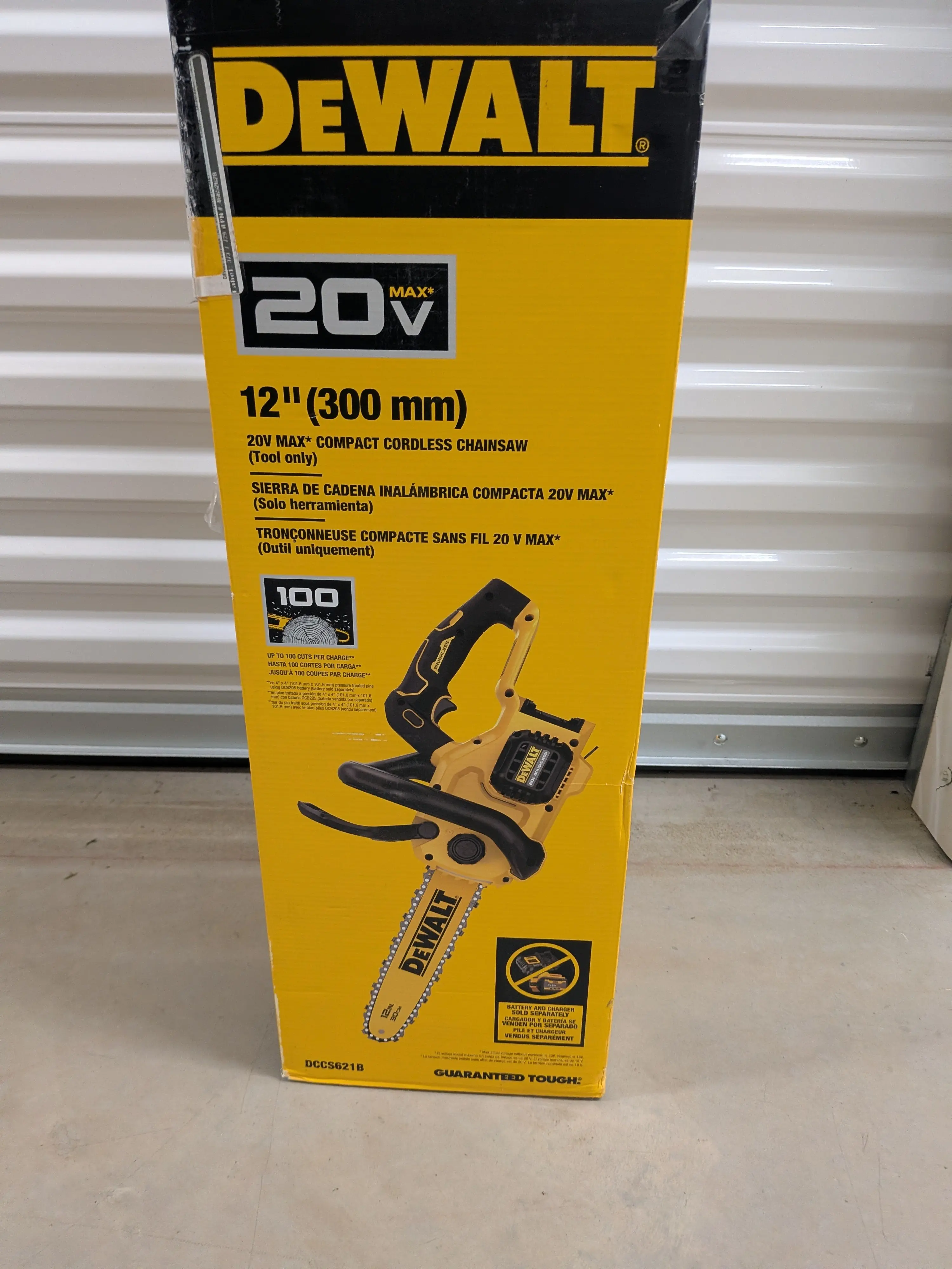 Dewalt - 20-Volt MAX 12 in. Battery Powered Brushless Chainsaw (Tool Only)