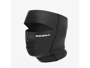 We Ball Sports Compression Top-Off Ski Mask, Balaclava (Black) Protective Gear Thermal Ski Mask