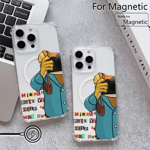 Art Bad B-Bunnys Camera Phone Case Accessories for iPhone 17/16e/16/15/14/13/12/11/air-Pro-Max/mini/XR/XS/x/7/8+/transparent Magnetic Protective Soft Tpu Back Cover