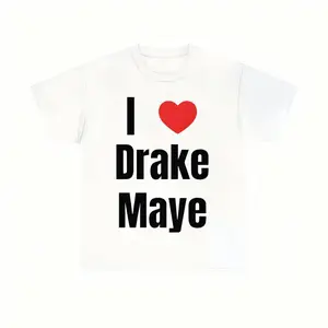 game day gear Cotton T-shirt I Heart Drake Maye for fans