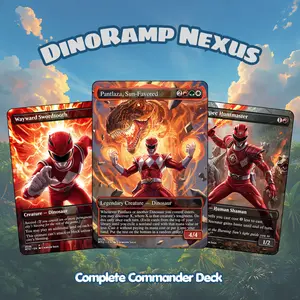 DinoRamp Nexus Commander Proxy Deck 100 Cards + Tokens | EDH Custom Proxy Deck