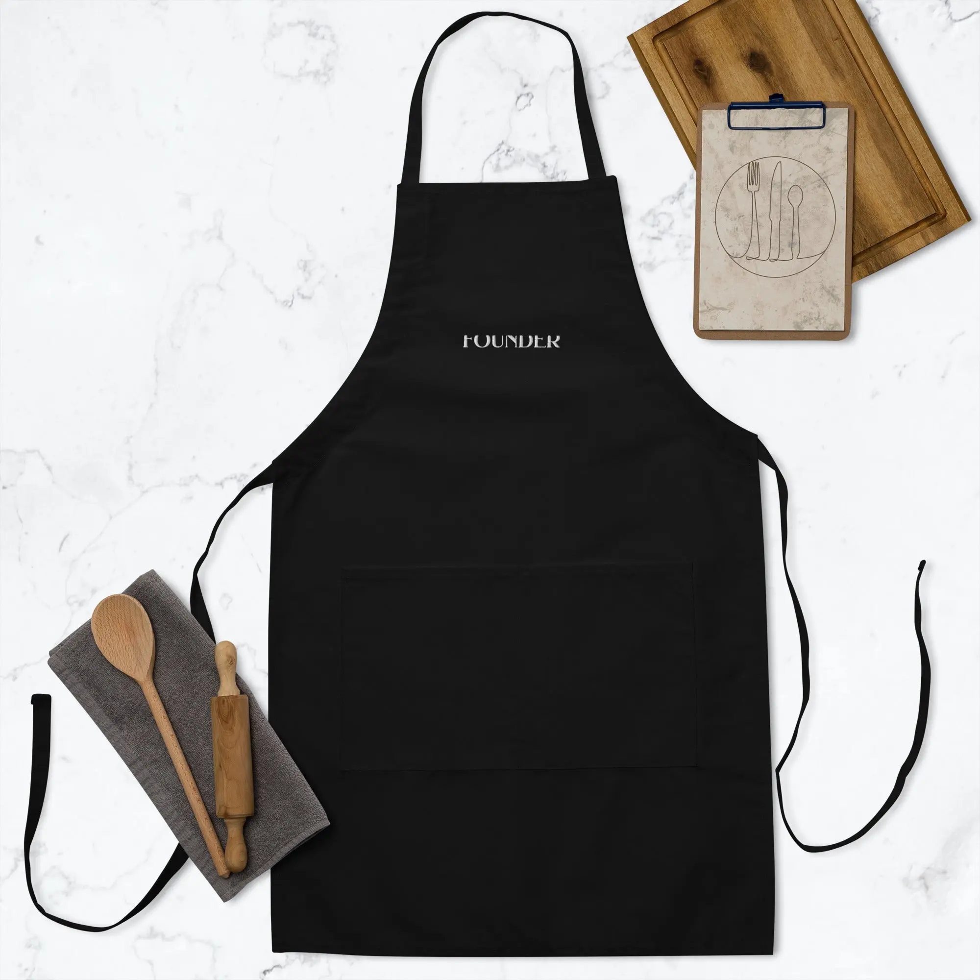 The Founder's Kitchen (Embroidered Apron)