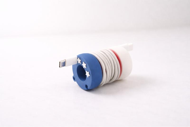 Cable Coil Key Ring - Desert Rose, Cotton Candy, Lemon Lavender, Clean Forest, Olive Blush, Sunset Grove, Strawberry Milk, Sky Butter, Olive Blush, Strawberry Milk, ICE Ocean, Stars & Stripes