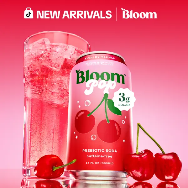 2 Packs Bloom Pop Prebiotic Soda 2 Packs Bloom Pop Prebiotic Soda