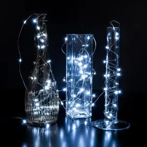 Aria of Living-6 Pack Fairy Lights Battery Operated 7ft 20 LED Twinkle Lights 3 Modes Waterproof for Mason Jars Vases DIY Party Wedding Decoration Christmas Warm White