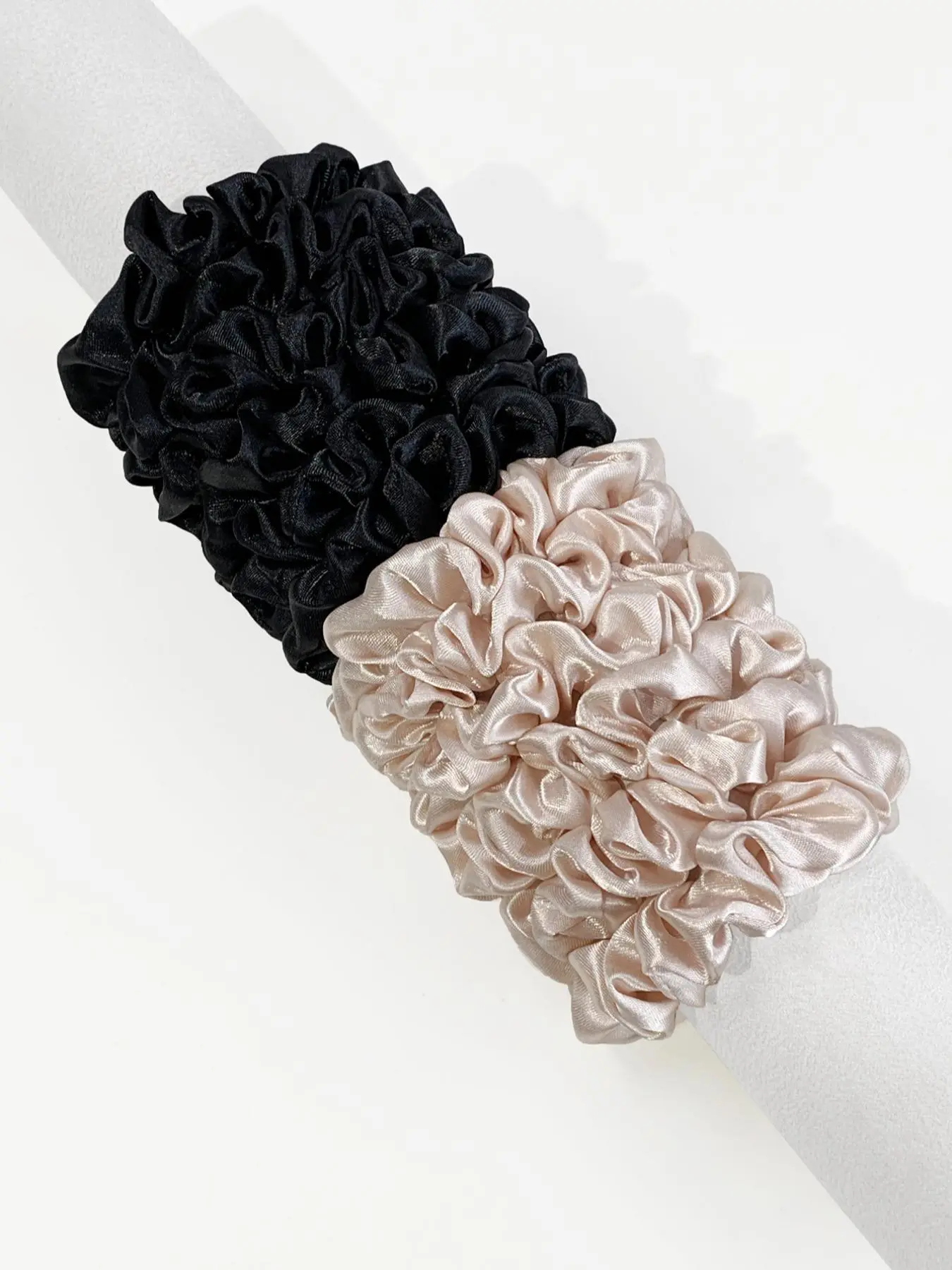 Simple Plain Satin Scrunchies As Gift, Minimalist Casual Versatile Ponytail Holder, 2025 Cute Fashionable Hair Accessories for Women, Hair Ties, Elastic Ponytail Accessories, Elastic Hair Accessory, Elastic Hair Ties Ponytail Holders