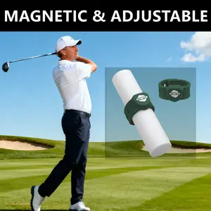 Golf Cart Magnetic Holder, 2 Counts Adjustable Golf Cart Holder, Golf Accessories for Golf, Barbecue, Fishing, Travel and Outdoor Adventure, Golf Cart Mount