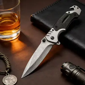 High-end outdoor folding knife – a lightweight, everyday carry knife suitable for camping, hiking, fishing, and food preparation.  Gift box packaging，Suitable for both men and women, and makes a great gift for fathers, husbands, and friends.