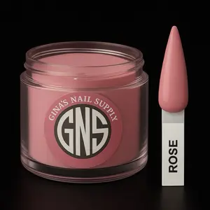 GNS Rose  2oz Acrylic Powder Compatible with All Monomer Brands for Acrylic Nail Application