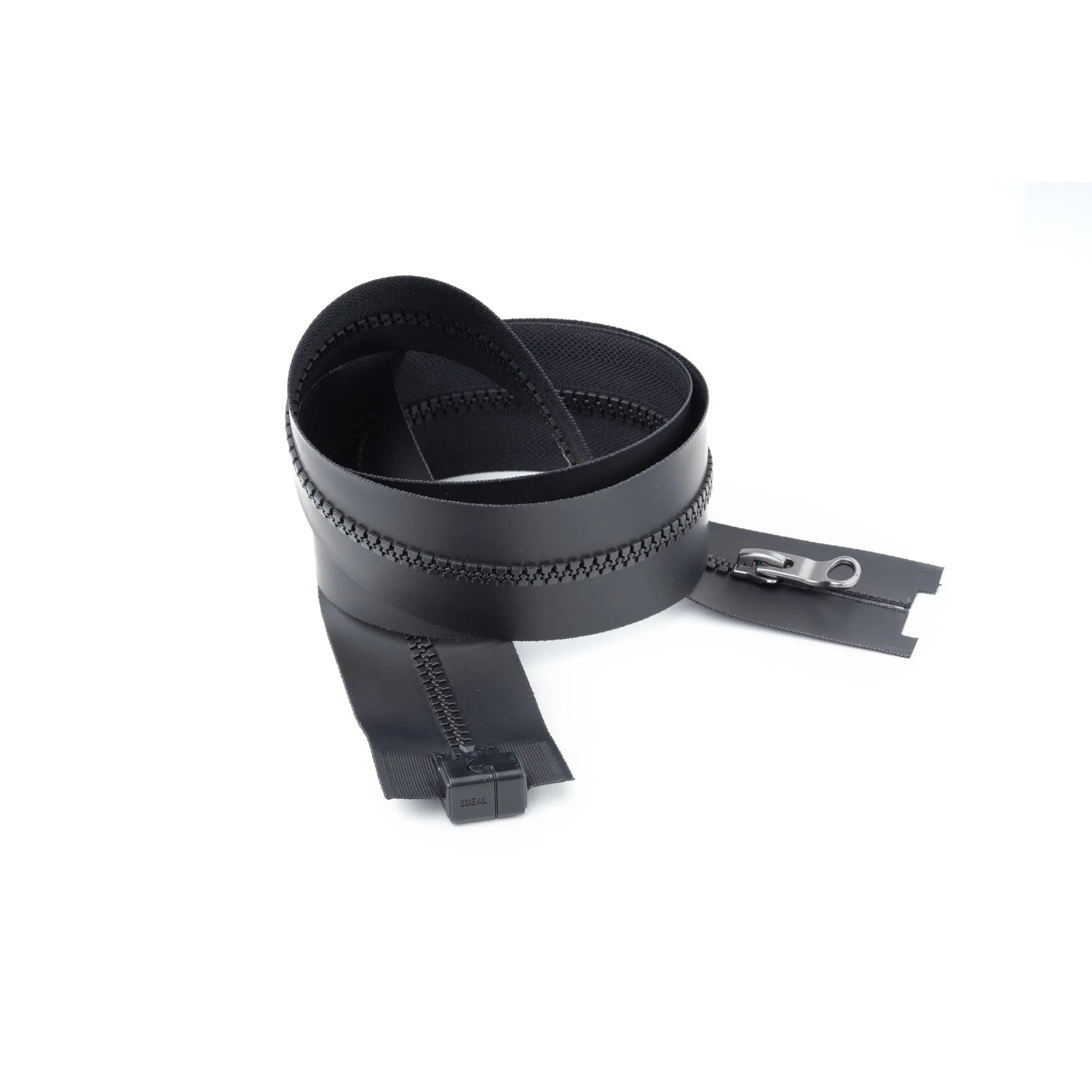 MagZip Waterproof Square #5 Separating Zipper.  MagZip makes zipping easier with an interlocking magnet in place of the pin and box.  MagZip is especially great for people with disabilities or dexterity challenges.      