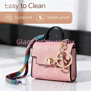 2PCS Dreamy mini bag,Perfect for storing small lipsticks, keys,loose change,and coins.Stylish and trendy, ideal for young people,and perfect for both home organization. Elegant Minimalist Handbag Handbag Wallet Set