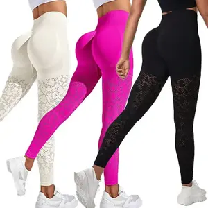 Women's High Waisted Tummy Control Leggings - Butt Lifting Seamless  Pants for Workout, Gym & Running, Soft Stretchy Squat Proof Fitness Wear high-waist colorful active plussize fit athleisure style shiny  waist  pant car high-waisted yoga baggy