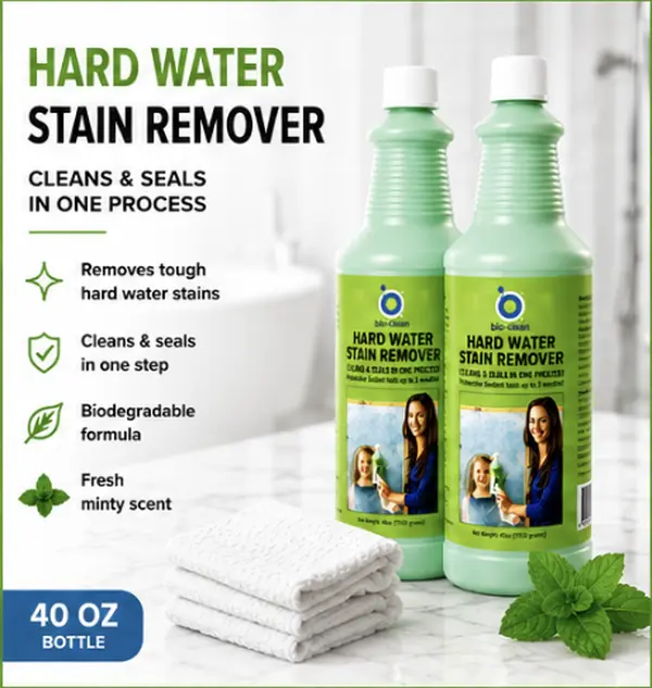 Bio-Clean Hard Water Stain Remover - 2 pack - 40 Oz. Bottles