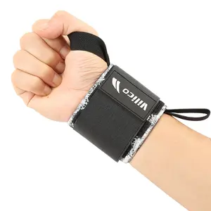 Vilico Athletic Wristguards Winding Pressure for Men and Women Training Fitness Power Lifting Basketball Badminton Sprain Prevention Wrist Protector Protective Gear gym stuff grip  it  gloves