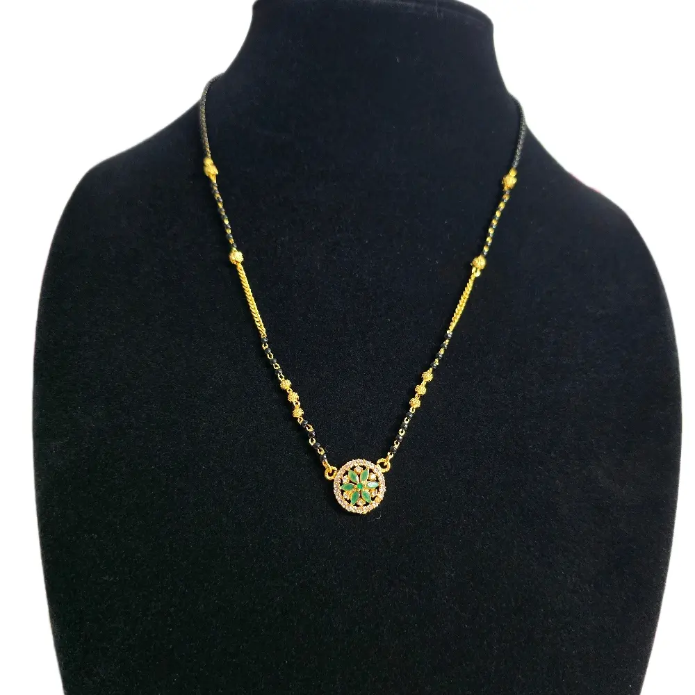 Traditional Nepali Indian Desi minimalist dainty mangalsutra necklace