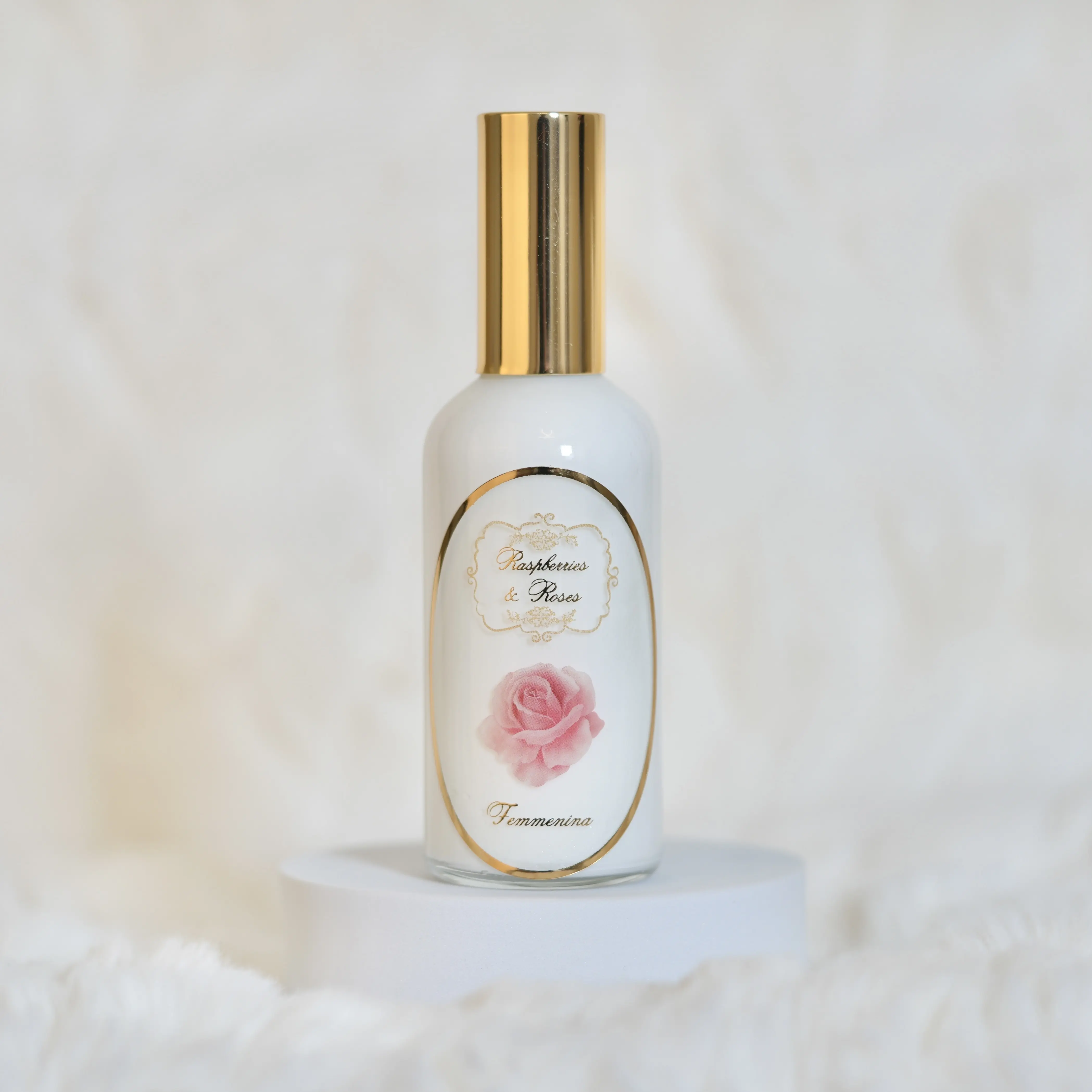Raspberries & Roses Hair Mist, Concentrated formula, A Delicate Mist of Lasting Elegance for Your Hair, Lightweight Vegan