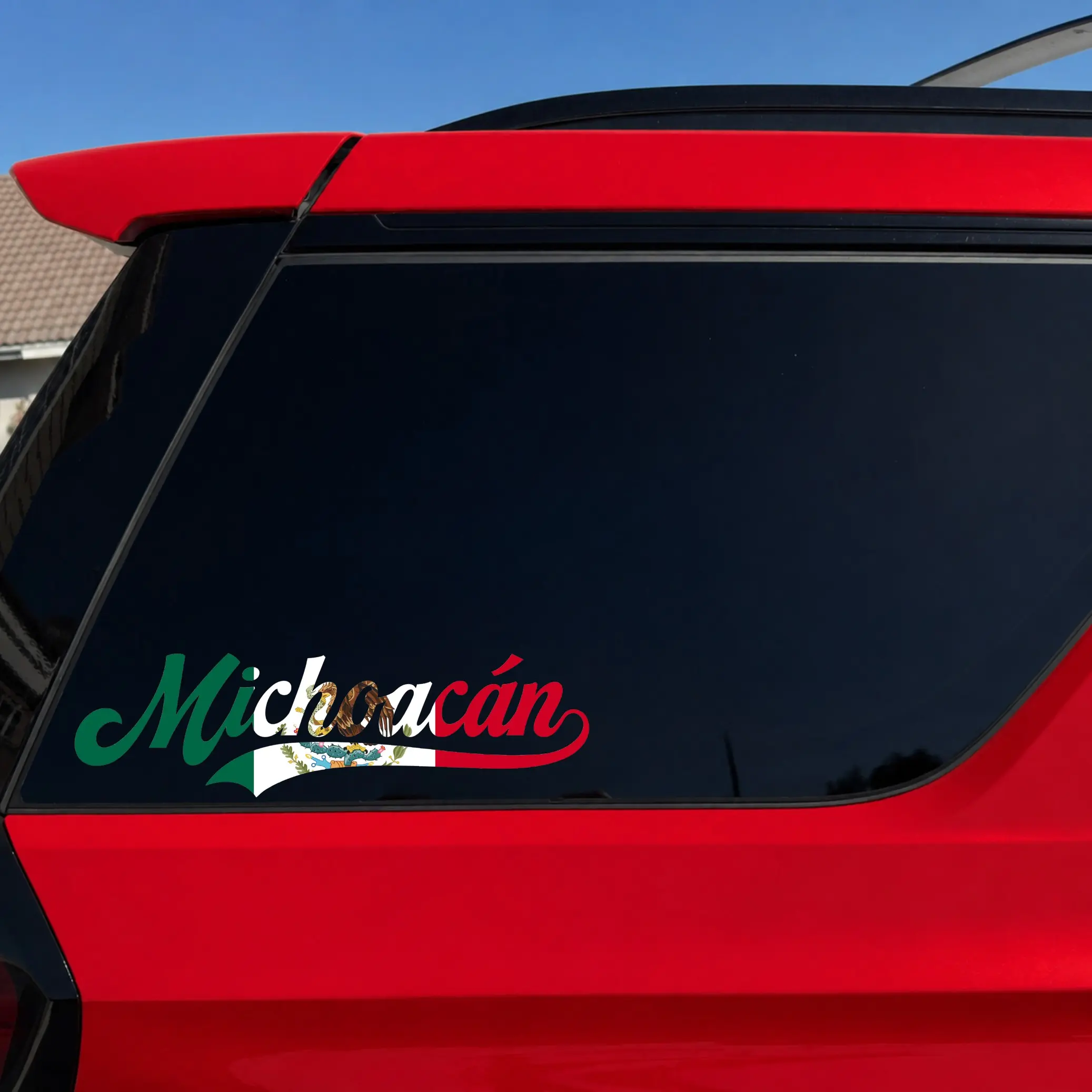 Estados De Mexico 3 Colores Vinyl Car Decal - Easy Application, Quick Customization, Personalized Windshield Sticker, Vehicle Exterior Decoration, Truck Car Exterior Accessory