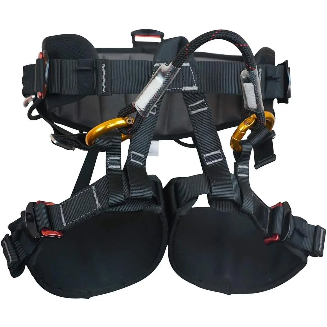 Climbing Harness Half Tree Climbing Harness for Men, Thicken Widen Protection Safety Harness for Arborist Use
