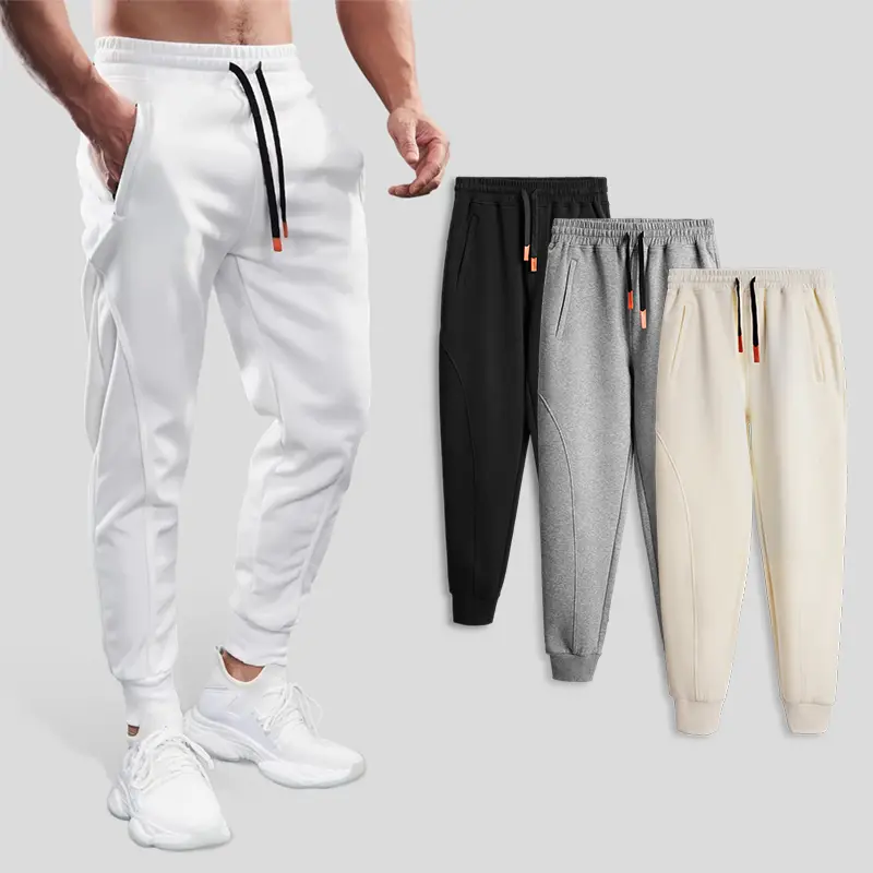 Fioboc 3 Packs Weekend Performance Jogger, Lightweight Soft Fitted Cargo Sweatpants with Zipper Pockets & Drawstring, M-3XL, for Gym, Workout, Outdoor & Travel