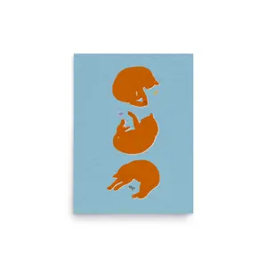 Sleepy Cat Poster