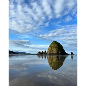 Haystack Crown Of Clouds Original Photography Paper Prints & Framed Metal Prints