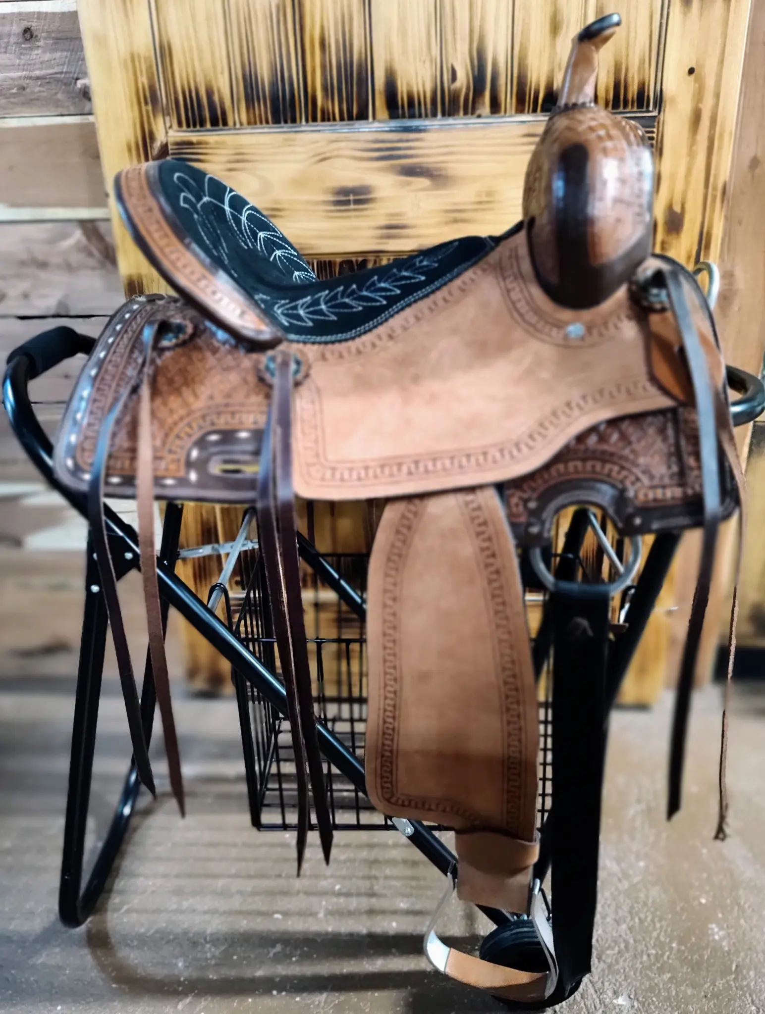 WILD O WEST BARREL SADDLE WILD O WEST BARREL SADDLE