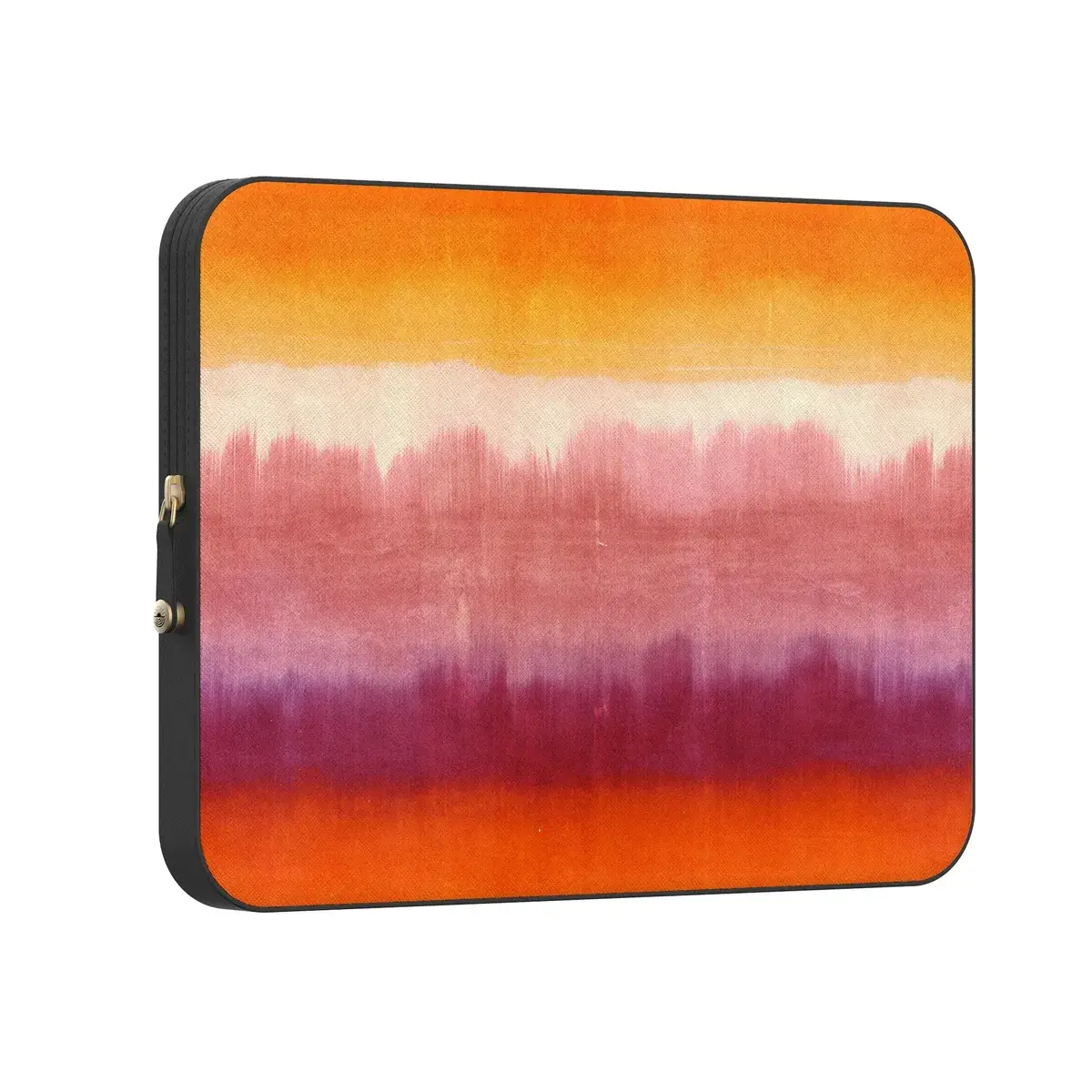 Casely MacBook Laptop Sleeve Case - Sunwashed Canvas, Pu Leather, Magnetic Snap-Lock, Last Light