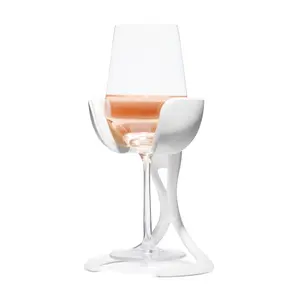 Stemmed Wine Glass Chiller - the only chiller for your stemmed wine glass, Made in USA, preserve the chill and enjoy crisp, cool, & refreshing wine from first sip to last