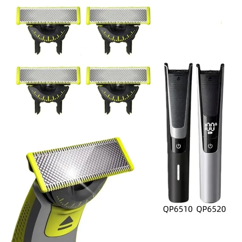 Replacement Blade Set for Oneblade Small T Knife Qp210/50 2523 2630 2527qp652, 1-10 Blades Beard Shaver Trimmer Accessories, Men's Perfect Gift Tool