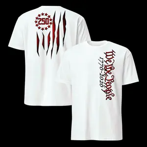 USA 250 Carbon Red Onyx patriotic T Shirt