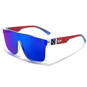 FEISEDY Fashion Flat Top Sunglasses Oversized Square Shades Women Men UV400 B2996