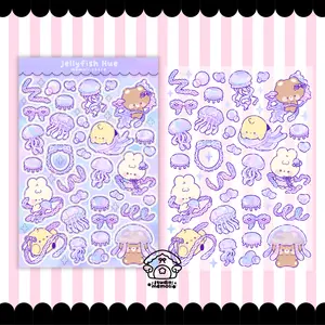 jellyfish hue sticker sheet