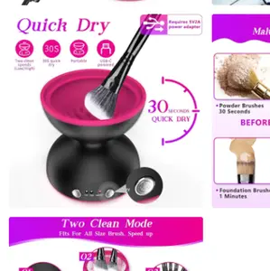 Electric Makeup Brush Cleaner and dryer- revolutionize your makeup brush cleaning routine