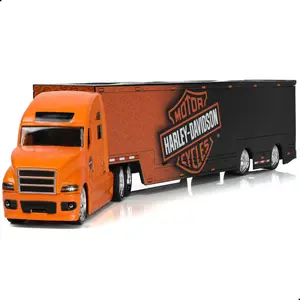 Maisto 1:64 Scale Tractor & Container Truck Set, Vibrant Alloy Cast, Detachable Cargo Box, Realistic Logistics Model, Diecast Metal Model