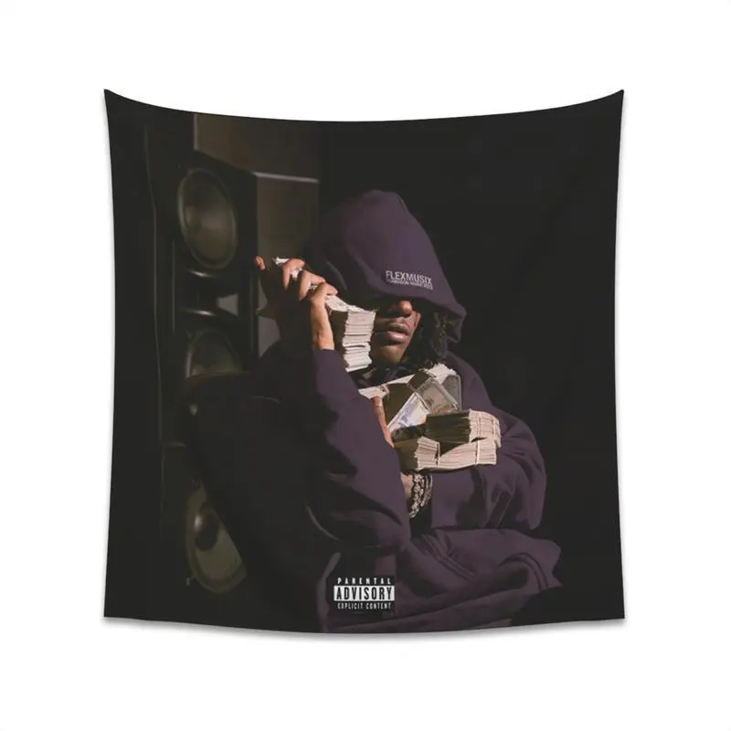 OsamaSon FLEX Hip Hop Wall Tapestry - Rapper Flag, Room Decor, Home Wall Hanging by
