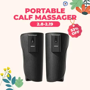 CINCOM Wireless Leg Massager with Heating, Calf Airbags, Multiple Modes, and Intensity Levels for Optimal Relaxation – A Thoughtful Gift for Any Occasion