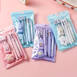 Cute Stationery Gift Box Set, Durable Variety Pack for Students, Office School Supplies, Ideal School Supplies Organizer, Perfect Back-To-School Gift Idea, Desk Supplies Set, Aesthetic School Supplies