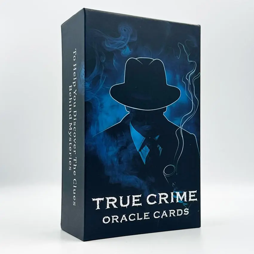 True Crime Oracle Deck, 80pcs/box Tarot Cards for Beginners, Party Game Cards Divination Tarot Cards, Psychological Cards, Boxed Tarot Cards for Friends Family Party, Conversation Cards, Cards Games