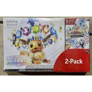 2025 Pokemon Prismatic Evolutions Elite Trainer Box & Booster Bundle - Costco