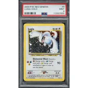 Graded Lugia Pokémon Card PSA or CGC 9+ | Authentic Slab |